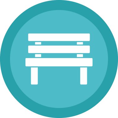 Ahşap bir bankın vektör çizimi