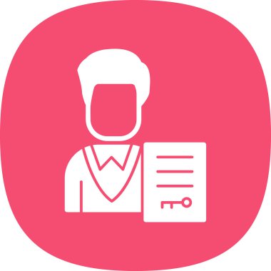 Bir adamın vektör illüstrasyonu