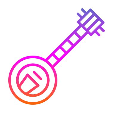 Bir müzik simgesinin vektör illüstrasyonu