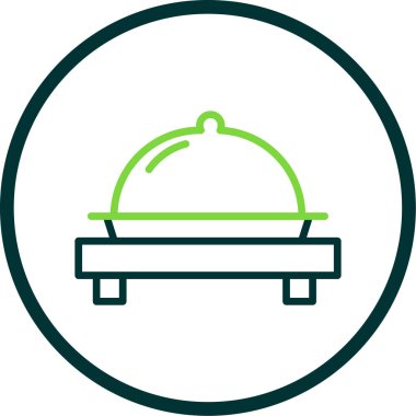 cloche simgesi, web basit illüstrasyon