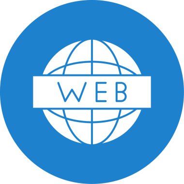 Ağ simgesi. Web tasarımı