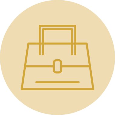 evrak çantası ikonu vektör illüstrasyonu