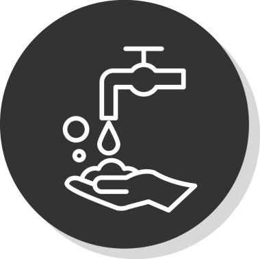 su musluğu vektör simgesi