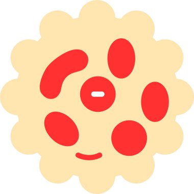 Ekmek fırını simgesi düz stil