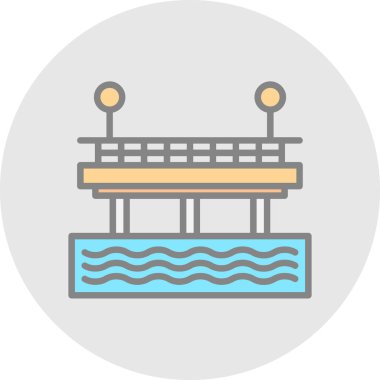 yiyecek düz vektör simgesi