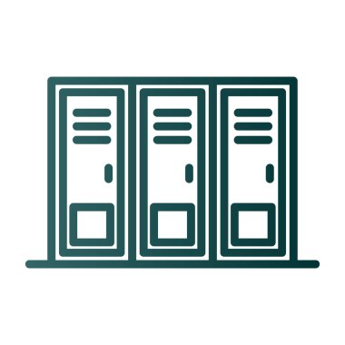 Kişisel ve ticari kullanım için sunucu vektör simgesi simgesi vektör çizimi..