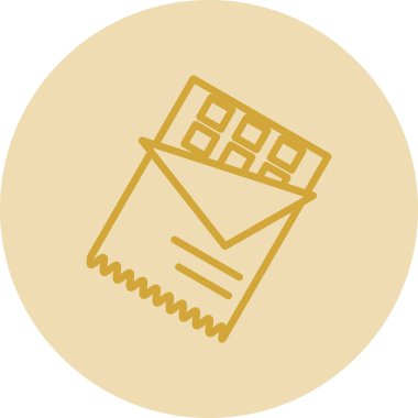 zarf posta simgesi, vektör illüstrasyon tasarımı