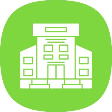 Otel simgesi vektör illüstrasyonu