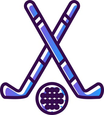 Buz hokeyi. Basit resimleme