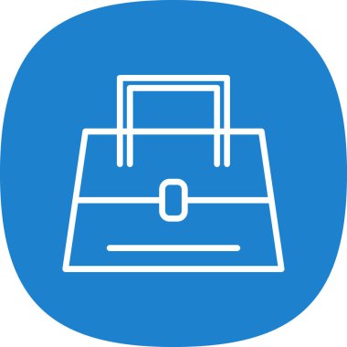 çanta simgesi vektör illüstrasyonu