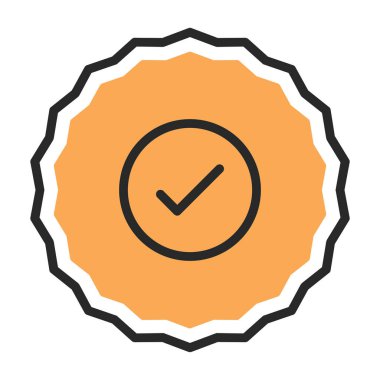 işaret simgesini işaretle, vektör illüstrasyonu