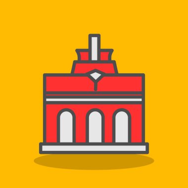 vektör simgesi oluşturuyorum. Web ve uygulama tasarımı için düz illüstrasyon.