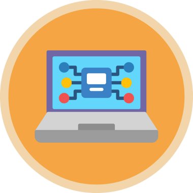 bilgisayar izleyici vektör simgesi