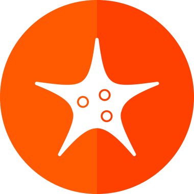 denizyıldızı simgesi, vektör çizimi