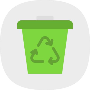 Çöp kovası vektör illüstrasyonuName