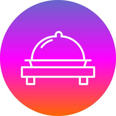 cloche simgesi, web basit illüstrasyon