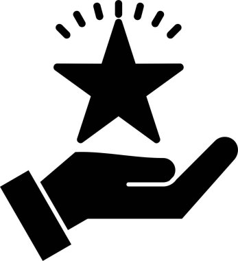 El simgesinin vektör illüstrasyonu 