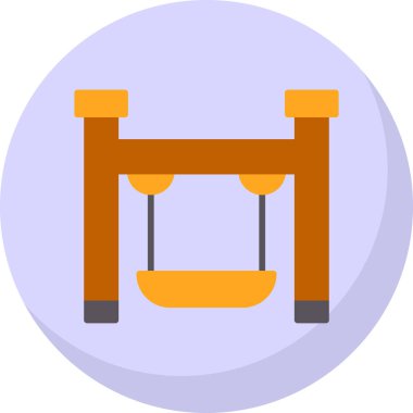 Bir sandalyenin vektör illüstrasyonu