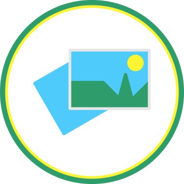 harita simgesi vektör illüstrasyonu