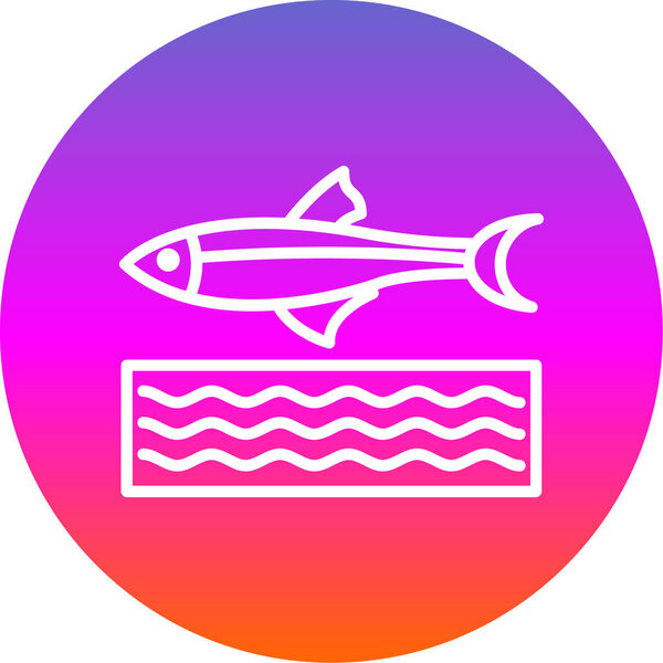 Herring fish icon vector illustration 