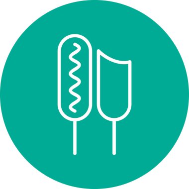 Gıda simgesinin vektör illüstrasyonu