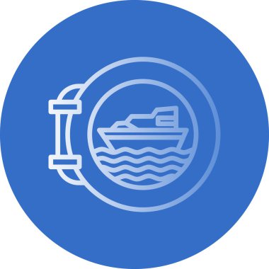 tekne simgesi, vektör illüstrasyonu