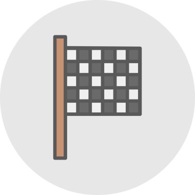 duvar simgesi, düz vektör illüstrasyon tasarımı