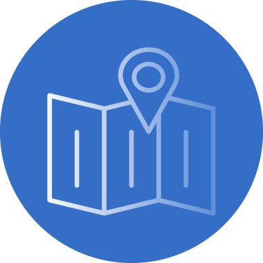 harita pin konumu simgesi düz biçimli