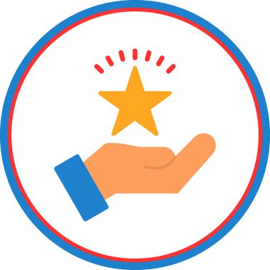 El simgesinin vektör illüstrasyonu 