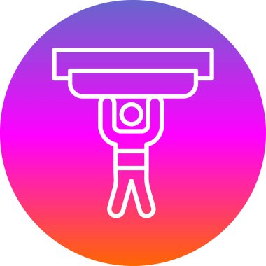 Bir insan simgesinin vektör illüstrasyonu