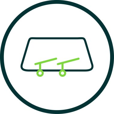 Bir alışveriş arabasının vektör çizimi