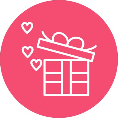 hediye kutusu vektör simgesi 