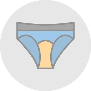 bir sütyenin düz simge tasarımı.