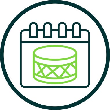 Namlu varil ikonu vektör illüstrasyonu