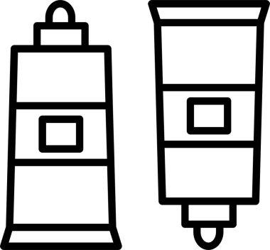 boya silindiri vektör illüstrasyonu