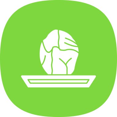 Brussels sprouts vector illustration, cartoon icon element.         