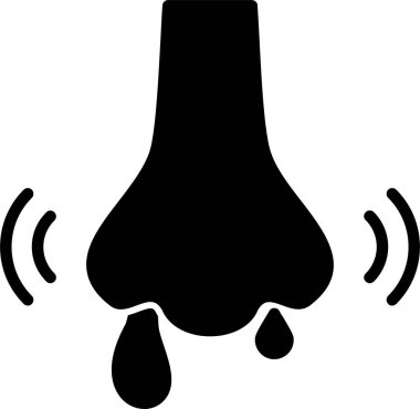 Çizgi film burnunun vektör çizimi