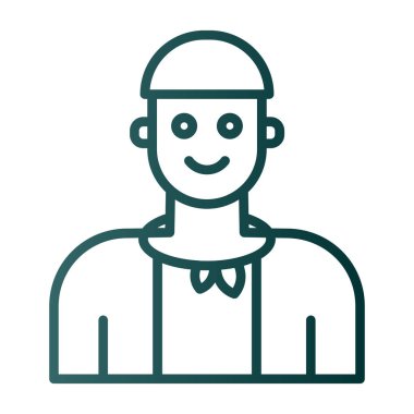 man simgesi vektör illüstrasyonu