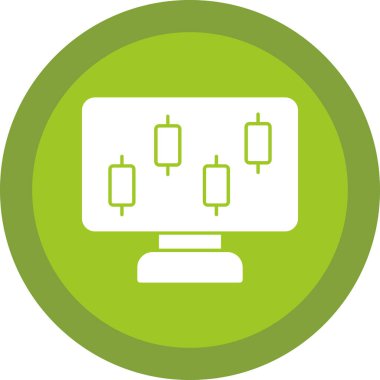 ekran simge vektör çizim 