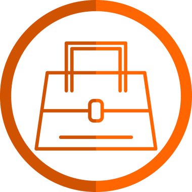 Alışveriş poşeti ikon vektör illüstrasyonu