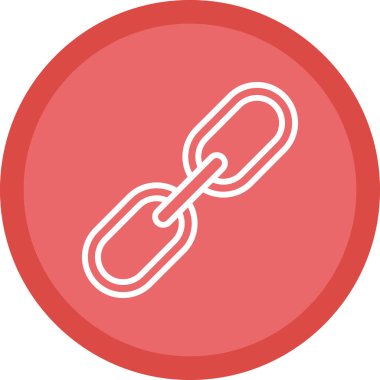 Zincir simgesi, vektör illüstrasyonu