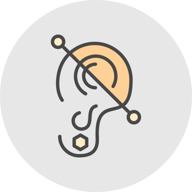 Modern simgenin vektör illüstrasyonu