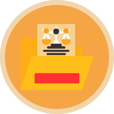 düz biçimli dosya dizini simgesi 