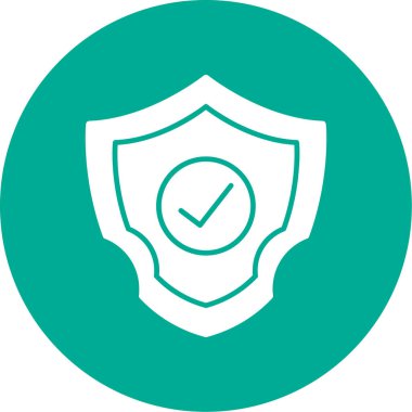 kalkan simgesi, vektör illüstrasyonu basit tasarım