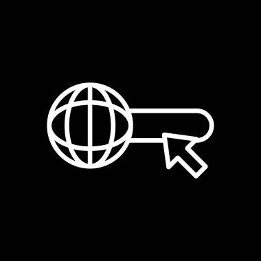 Web sitesi vektör düz simgesi 