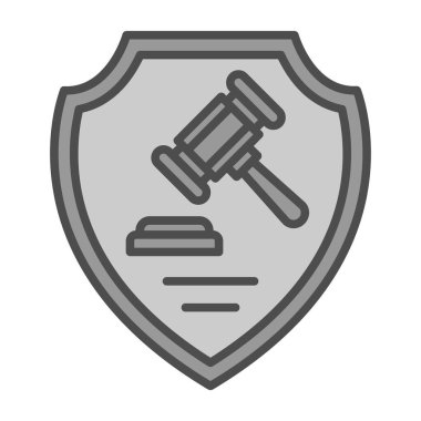 Modern b 'nin vektör illüstrasyonu kalkan simgesinden yoksun