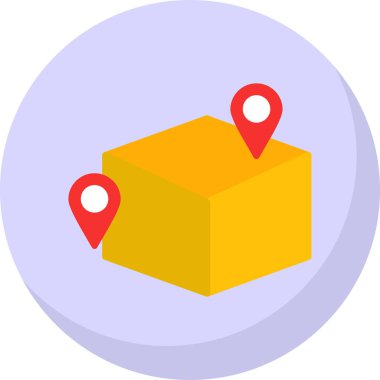 harita pin vektör simgesi