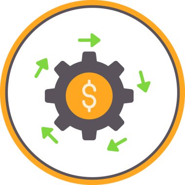 Web ve mobil uygulama tasarımınız için para simgesi, dolar logosu konsepti 