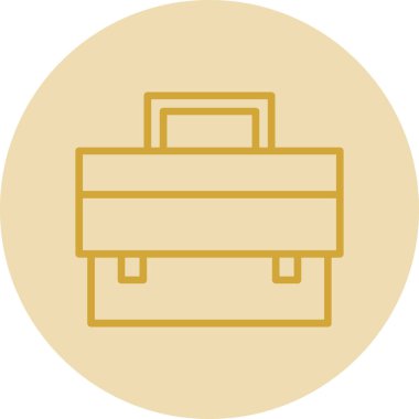  Evrak Çantası'nı web simge vektör çizim 