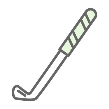 Çizgi film hokey sopasının vektör çizimi